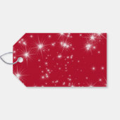 Christmas Business QR code Groeten Stropdas op Lab Cadeaulabel (Achterkant Horizontaal)