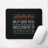 Christmas But Did You Doent It Ugly Office Party S Muismat (Met muis)