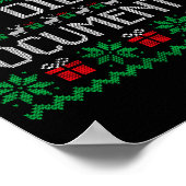 Christmas But Did You Doent It Ugly Office Party S Poster (Hoek)