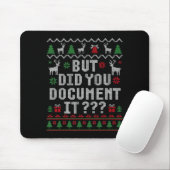 Christmas But Did You Doent It Ugly Office Sweater Muismat (Met muis)