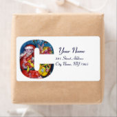 CHRISTMAS C BRIEF / SANTA MET GIFTS MONOGRAM ETIKET (Insitu)