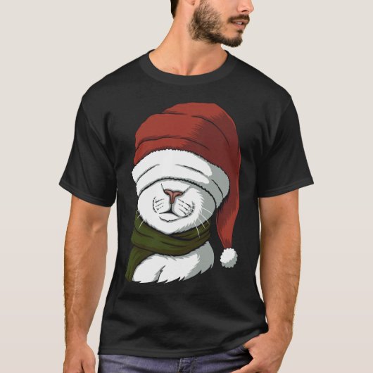 Christmas Ca for Cat Cat T-shirt (Voorkant)
