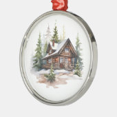 Christmas Cabin Ornament (Links)