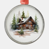 Christmas Cabin Ornament (Voorkant)