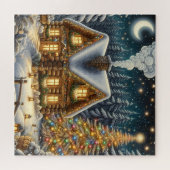 Christmas Cabin Puzzle Legpuzzel (Horizontaal)