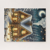 Christmas Cabin Puzzle Legpuzzel (Horizontaal)