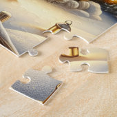 Christmas Cabin Puzzle Legpuzzel (Zijkant)