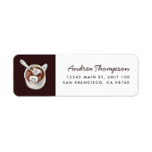 Christmas Cacao Marshmallow Retouradres Label (Voorkant)