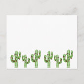 Christmas Cactus Briefkaart (Voorkant)