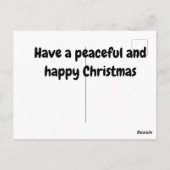 CHRISTMAS CAD BRIEFKAART (Achterkant)