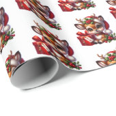 Christmas  cadeaupapier (Rol Hoek)