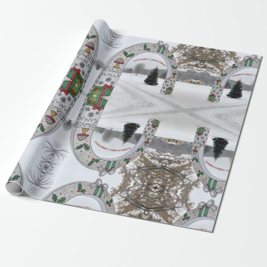 Christmas Cadeaupapier (Uitgerold)