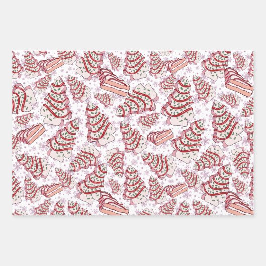 Christmas Cake papier Inpakpapier Vel (Voorkant 2)