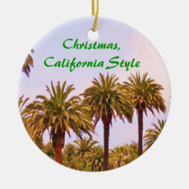 CHRISTMAS CALIFORNIA STIJL-versiering Keramisch Ornament