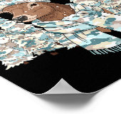 Christmas Camo Hunting Reindeer Pajamas With Deer  Poster (Hoek)