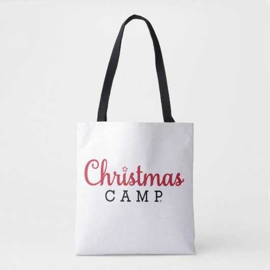 Christmas Camp Canvas tas | Kersttassen (Voorkant)