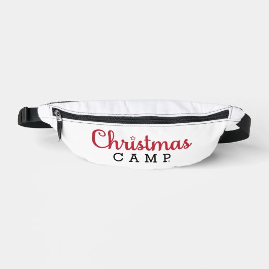 Christmas Camp Fanny Pack | kersttas Heuptasje (Voorkant)