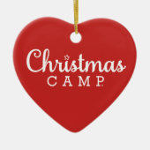 Christmas Camp Ornaments | Christmas Ornaments Keramisch Ornament (Voorkant)