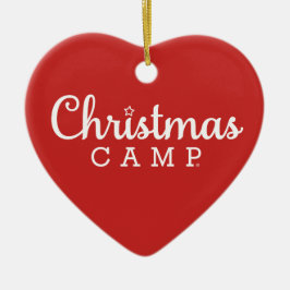 Christmas Camp Ornaments | Christmas Ornaments  Keramisch Ornament