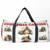 Christmas Camping Travel Bag – Vakantie in de buit
