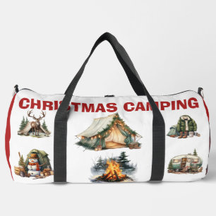 Christmas Camping Travel Bag – Vakantie in de buit Plunjezak