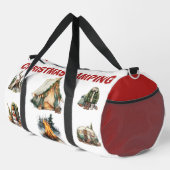 Christmas Camping Travel Bag – Vakantie in de buit Plunjezak (Rechterhoek)