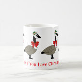 Christmas Canadian Geese Mug Koffiemok (Center)