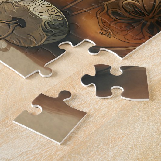 Christmas candle art legpuzzel (Zijkant)