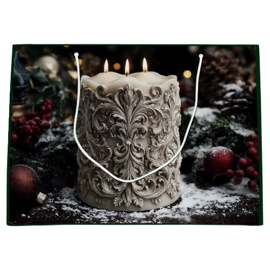 Christmas Candle Groot Cadeauzakje (Voorkant)