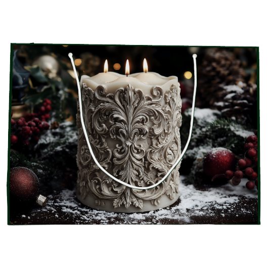 Christmas Candle Groot Cadeauzakje (Achterkant)