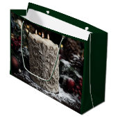 Christmas Candle Groot Cadeauzakje (Voorkant Gekanteld)