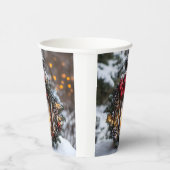 Christmas Candle Lantern Papieren Bekers (Rechts)