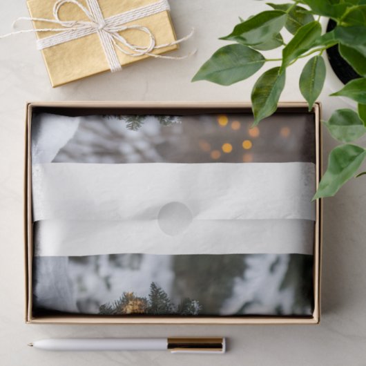 Christmas Candle Lantern Tissuepapier (Geschenk)