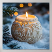 Christmas Candle Poster (Voorkant)