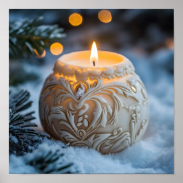 Christmas Candle Poster