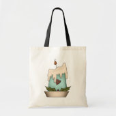 Christmas Candle Tote Bag (Voorkant)