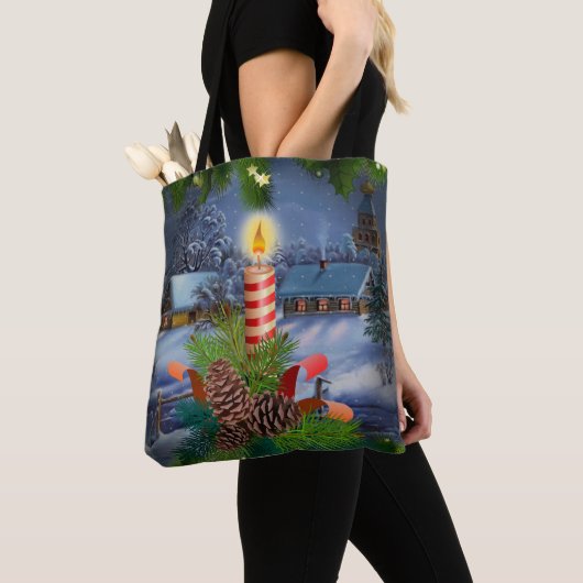 Christmas candle tote bag (Dichtbij)