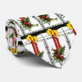 Christmas Candles Stropdas (Opgerold)