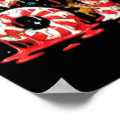 Christmas Candy Cane 67 Meme Six Seven Funny Boys  Poster (Hoek)