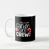 Christmas Candy Cane Crew Shirt Women Girls Boys K Koffiemok (Links)