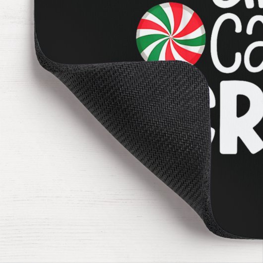 Christmas Candy Cane Crew Shirt Women Girls Boys K Muismat (Hoek)