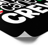 Christmas Candy Cane Crew Shirt Women Girls Boys K Poster (Hoek)