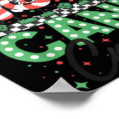 Christmas Candy Cane Crew Xmas Love Candy Boys Gir Poster (Hoek)