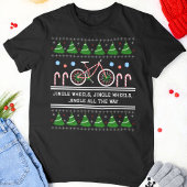 Christmas Candy Cane Cycling T-shirt