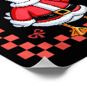 Christmas Candy Cane Goose Christmas Santa Xmas  Poster (Hoek)