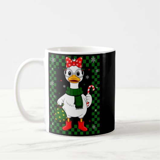 Christmas Candy Cane Goose Matching Couple Xmas Bo Koffiemok (Links)