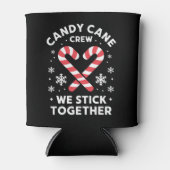 Christmas Candy Cane Heart We blijven bij elkaar Blikjeskoeler (Voorkant)