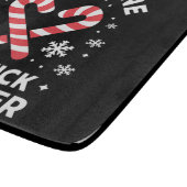 Christmas Candy Cane Heart We blijven bij elkaar Snijplank (Hoek)