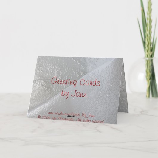 Christmas Candy Cane Kaart van Janz (Achterkant)