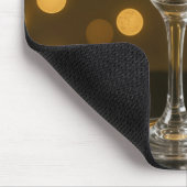 Christmas Candy Cane On a Martini Glass Muismat (Hoek)